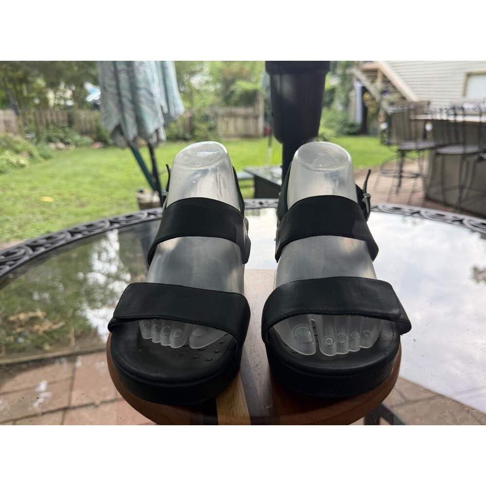 Vionic Lovell Black Wedge Sandals Women's 9 style TVW5253 - Picture 2 of 7